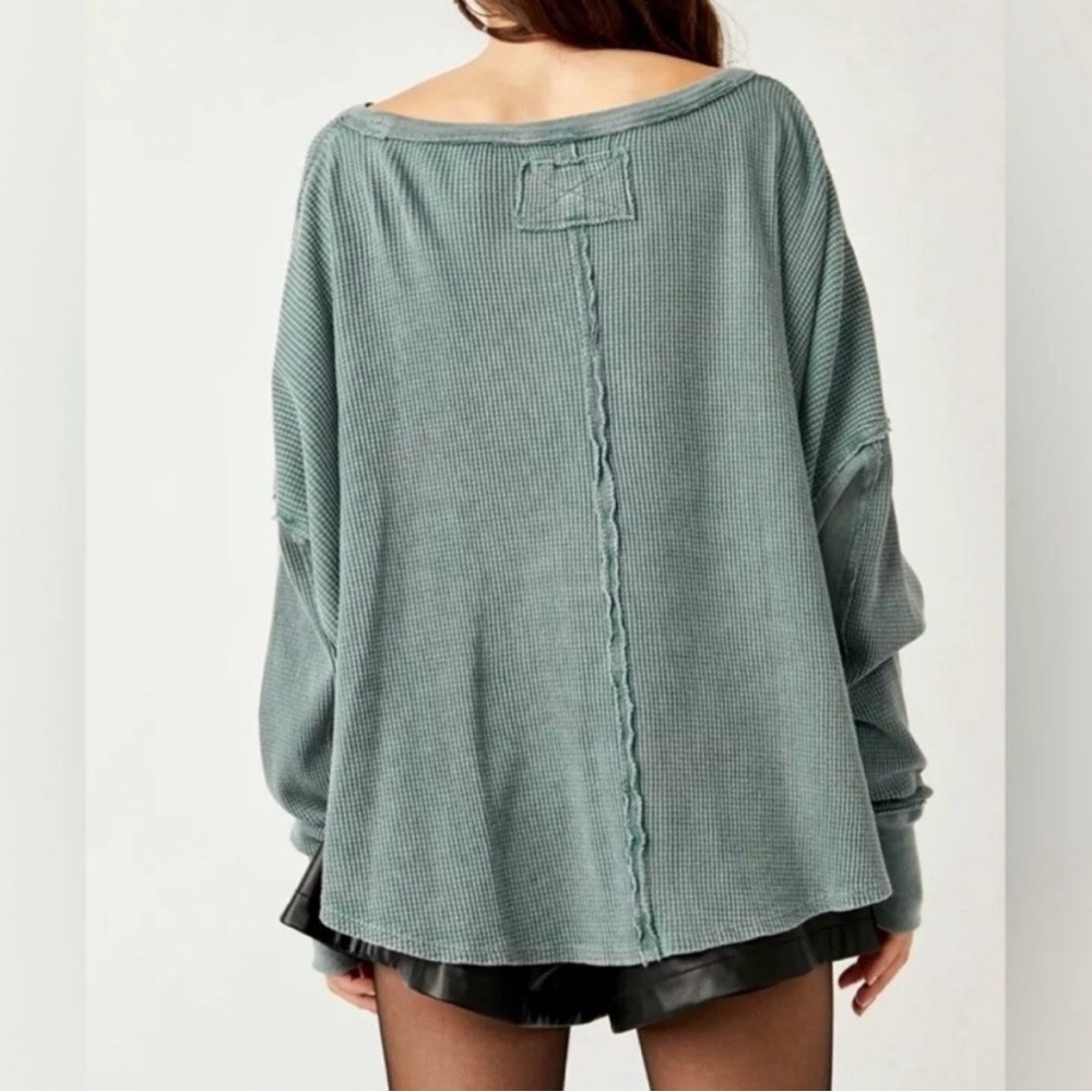 Free People Drop the Mic Long Sleeve Top - Picture 4 of 8